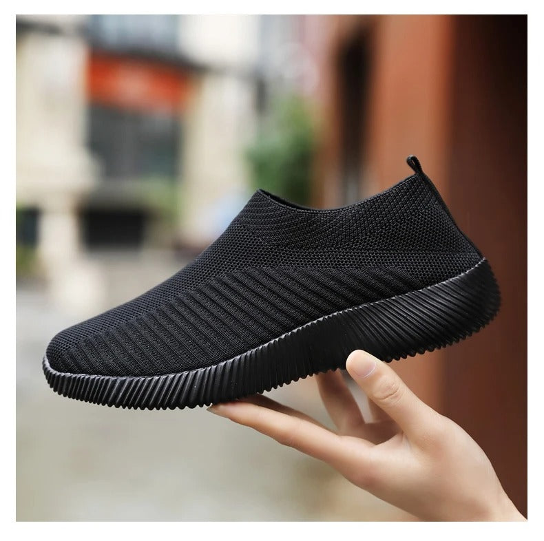 Tênis Knit Feminino Harmonia – Conforto que Acolhe Seus Pés