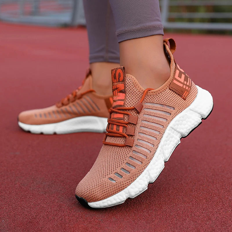 Tênis para mulheres sapatos de corrida respirável casual marca luxo sapatos esportivos moda luz basquete tenis plataforma sapatos