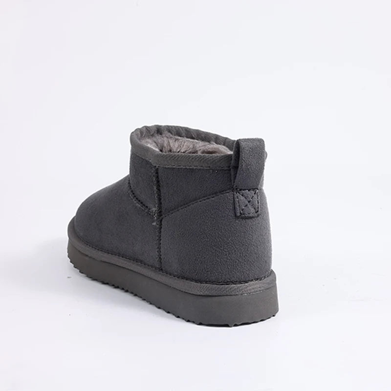 Evshine botas de neve clássicas femininas botas de tornozelo curto inverno super quente macio sapatos femininos moda aconchegante bota de neve ao ar livre para mulher