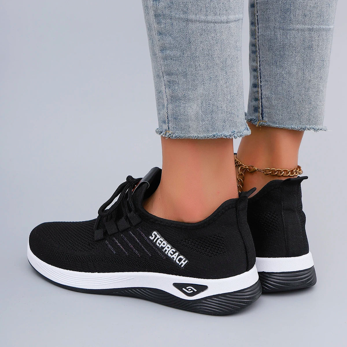 Verão feminino malha respirável sapatos planos sapatos femininos tênis casuais, liberação frete grátis