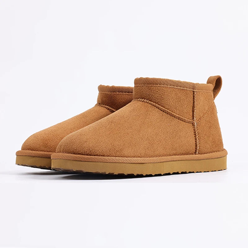 Evshine botas de neve clássicas femininas botas de tornozelo curto inverno super quente macio sapatos femininos moda aconchegante bota de neve ao ar livre para mulher