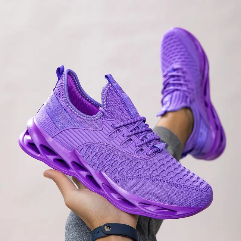 Yrzl mulheres sapatos esportivos tênis de corrida respirável confortável formadores sapatos de alta qualidade dos homens tênis leves para mulher